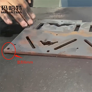 5.5mm激光切割下料碳鋼板變形校平，精度0.1mm-高精密矯平機